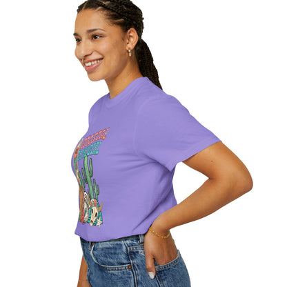Coastal Cowgirl T-Shirt — Vintage Surf & Cactus Beach Graphic