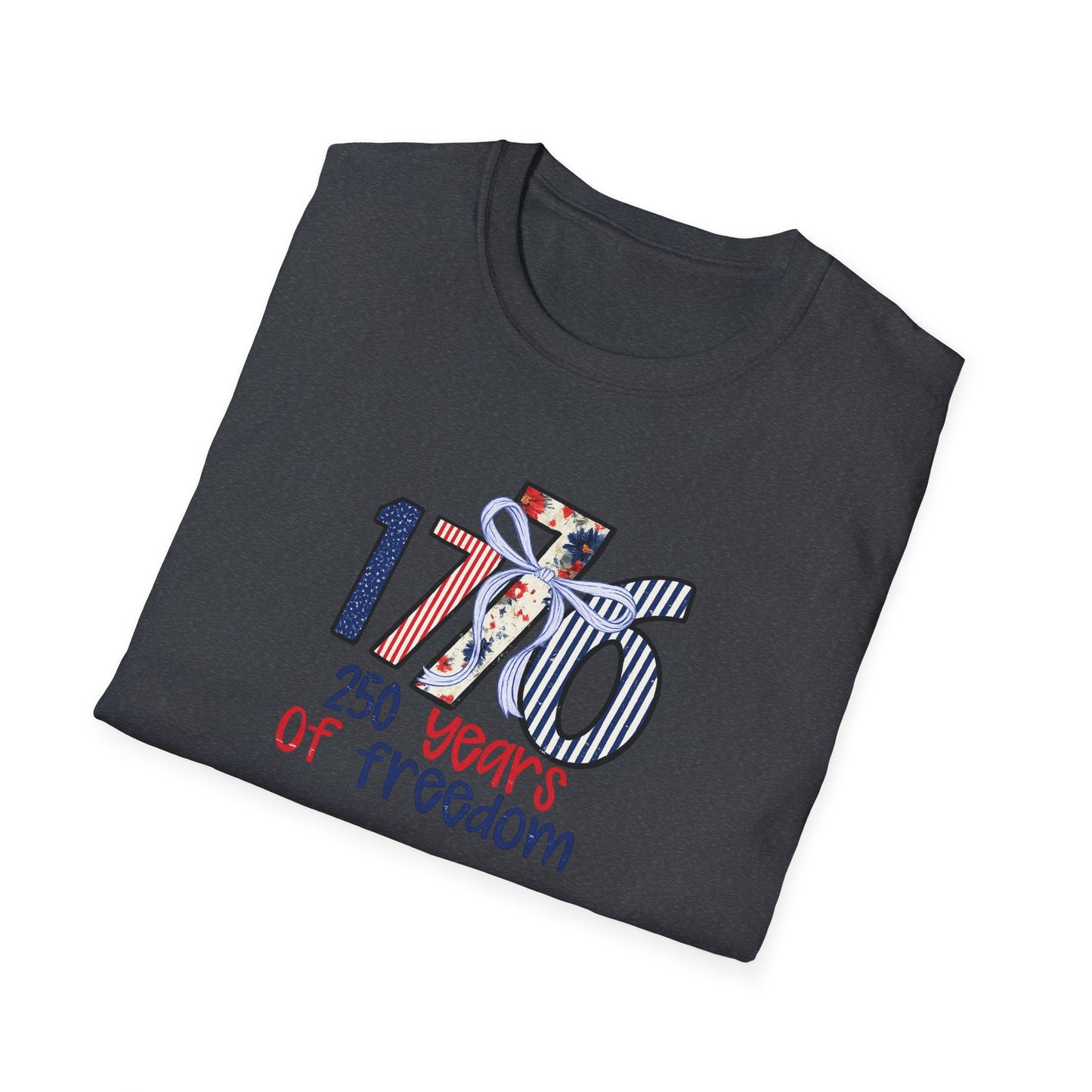 1776 "250 Years of Freedom" T-Shirt — Patriotic Independence Day Tee