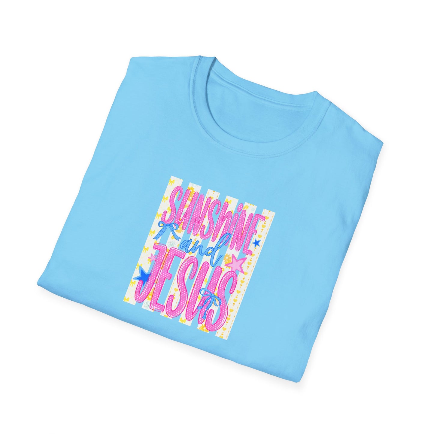 Sunshine and Jesus T‑Shirt — Bright Christian Faith Graphic Tee