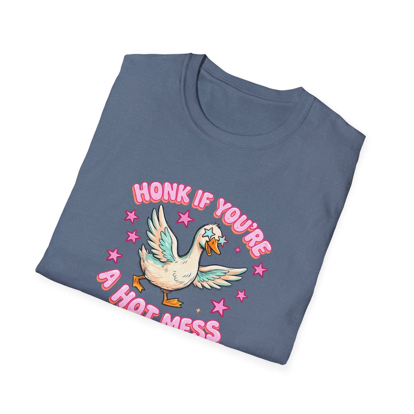 Honk If You’re A Hot Mess T-Shirt — Cute Vintage Dove Graphic Tee