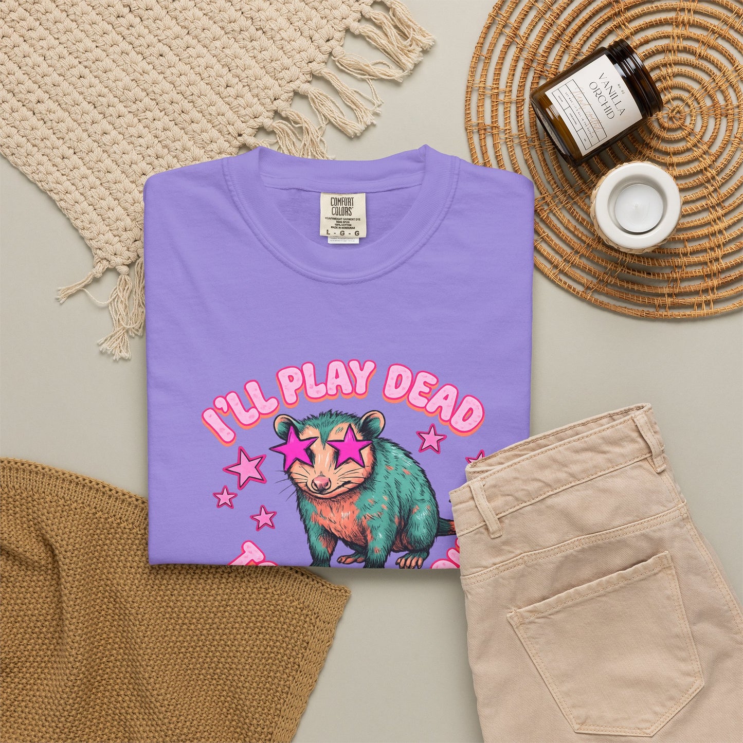 Funny Cat T-Shirt — "I'll Play Dead to Avoid You" Cute Sarcastic Graphic Tee