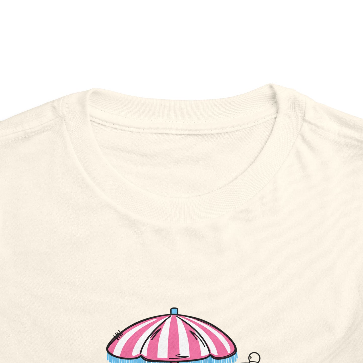 Toddler Tee — Cute Beach Umbrella & Sand Pail Design