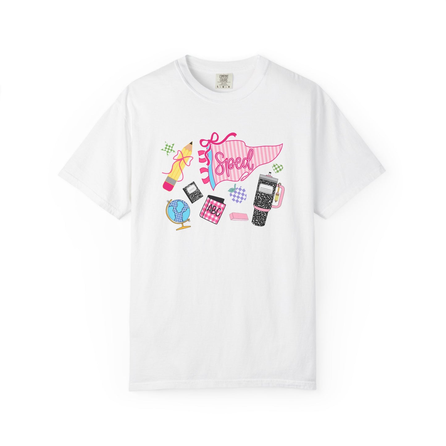 Retro Tech Collage T-Shirt — 'Speed' Graphic Tee for 90s Nostalgia