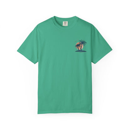 Palm Trees In the Sun, Front & Back T-shirt