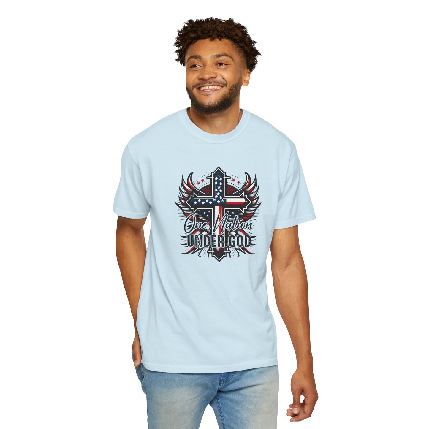 One Nation Under God Cross T-Shirt