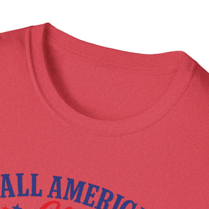 All American Chick T-Shirt — Patriotic Fourth of July Chicken Tee