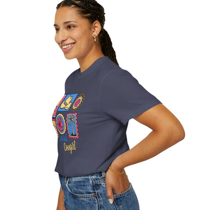 Coastal Cowgirl Graphic T-Shirt — Retro Beach Icons Tee