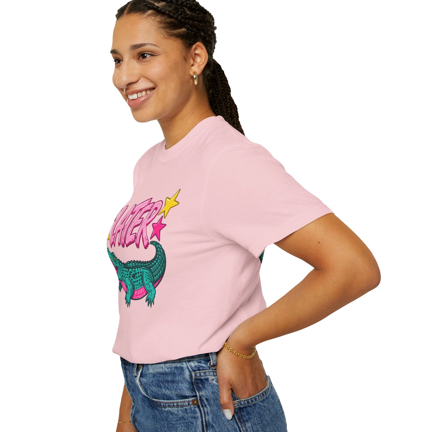 Later Gator Graphic T-Shirt — Retro Cartoon Alligator Tee