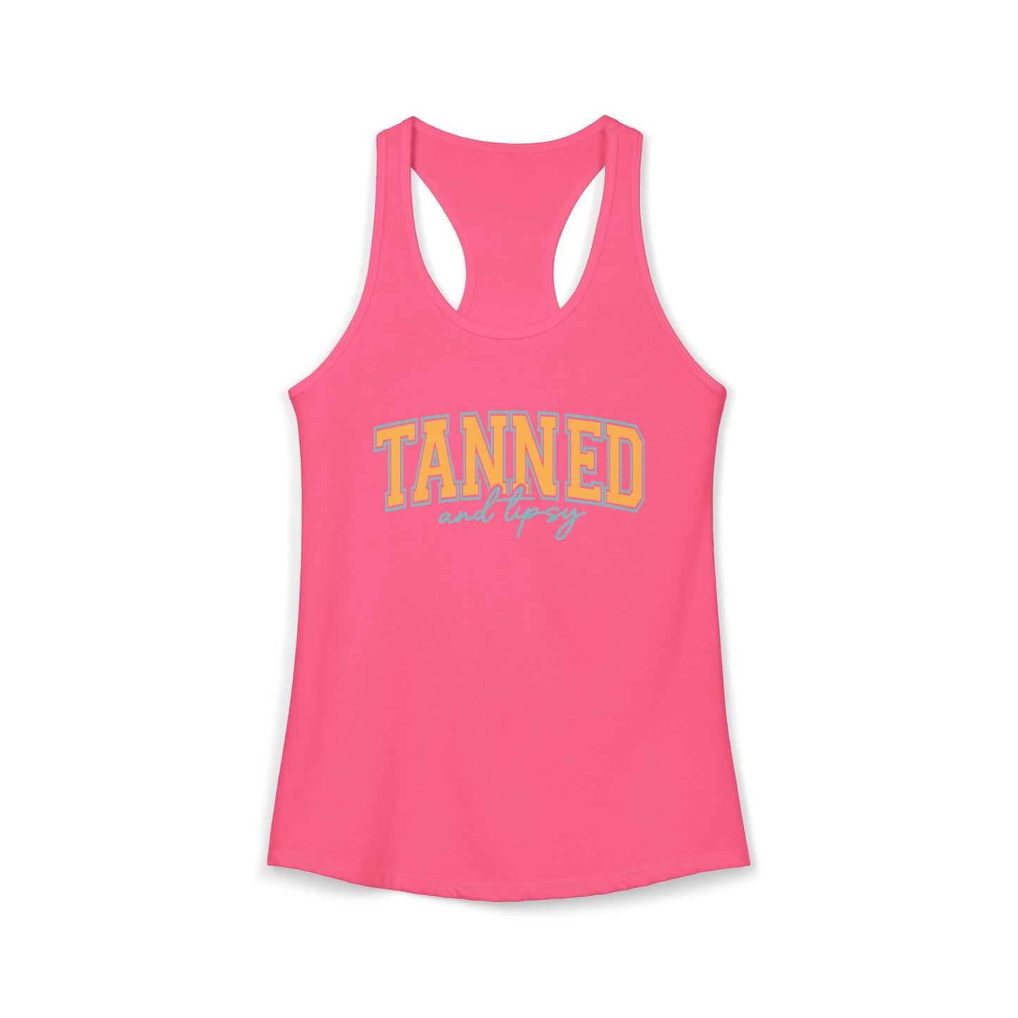 Tanned & Tipsy Racerback Tank