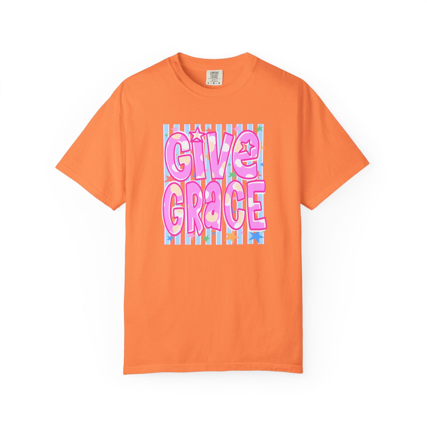Give Grace T-Shirt — Pastel Retro Graphic Tee