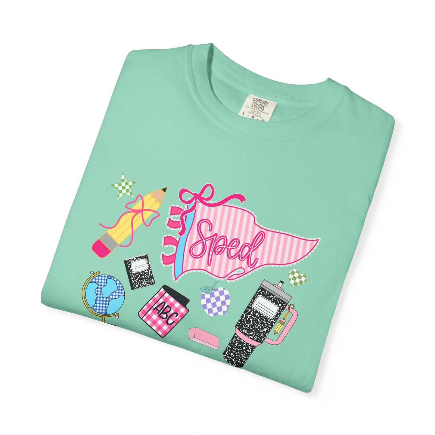 Retro Tech Collage T-Shirt — 'Speed' Graphic Tee for 90s Nostalgia