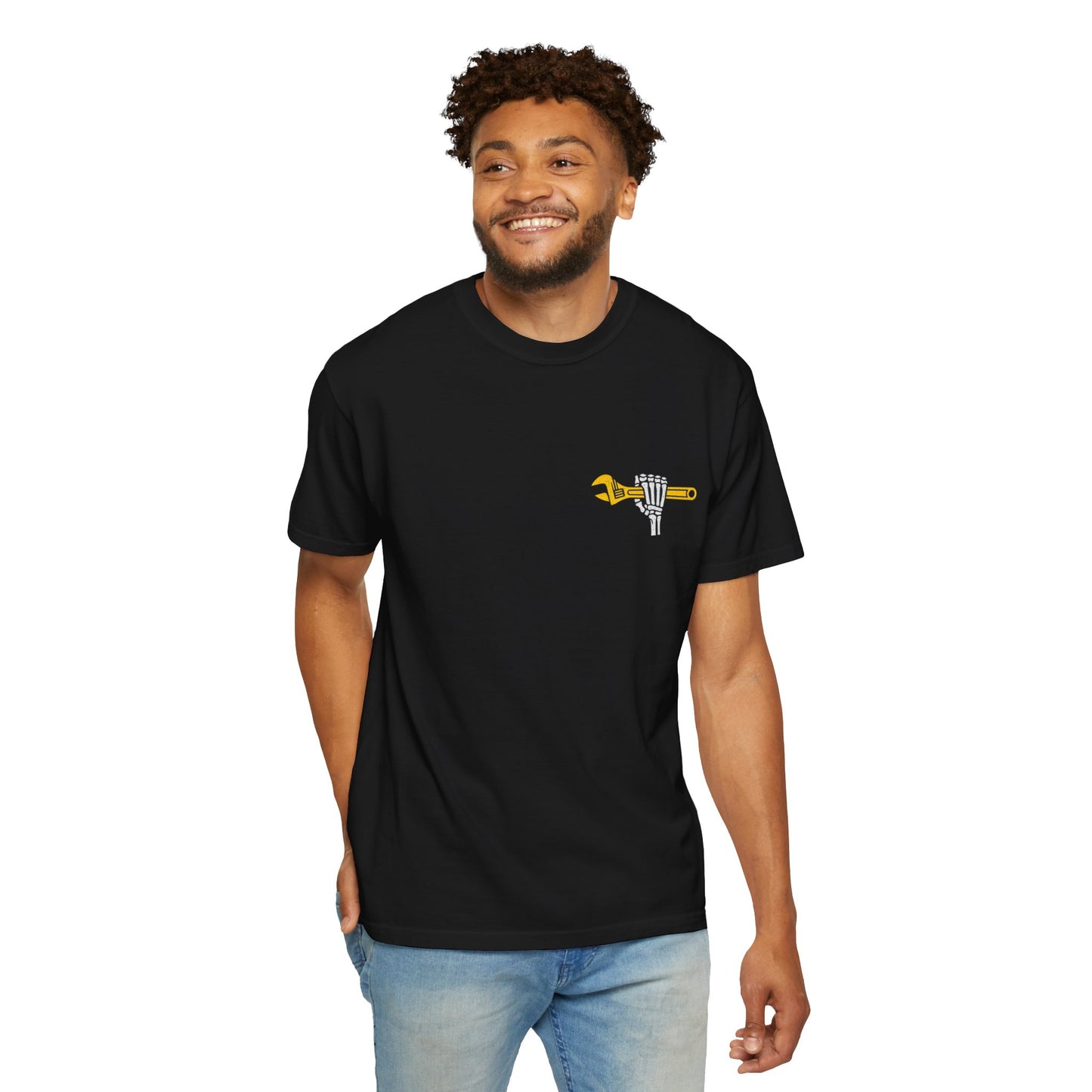 Mechanic T-Shirt — "I Can Fix a Lot of Things (But I Can't Fix Stupid)" Graphic Tee