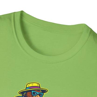 Beach Vacation Bigfoot Tee — Funny Sasquatch with Flamingo Float Shirt