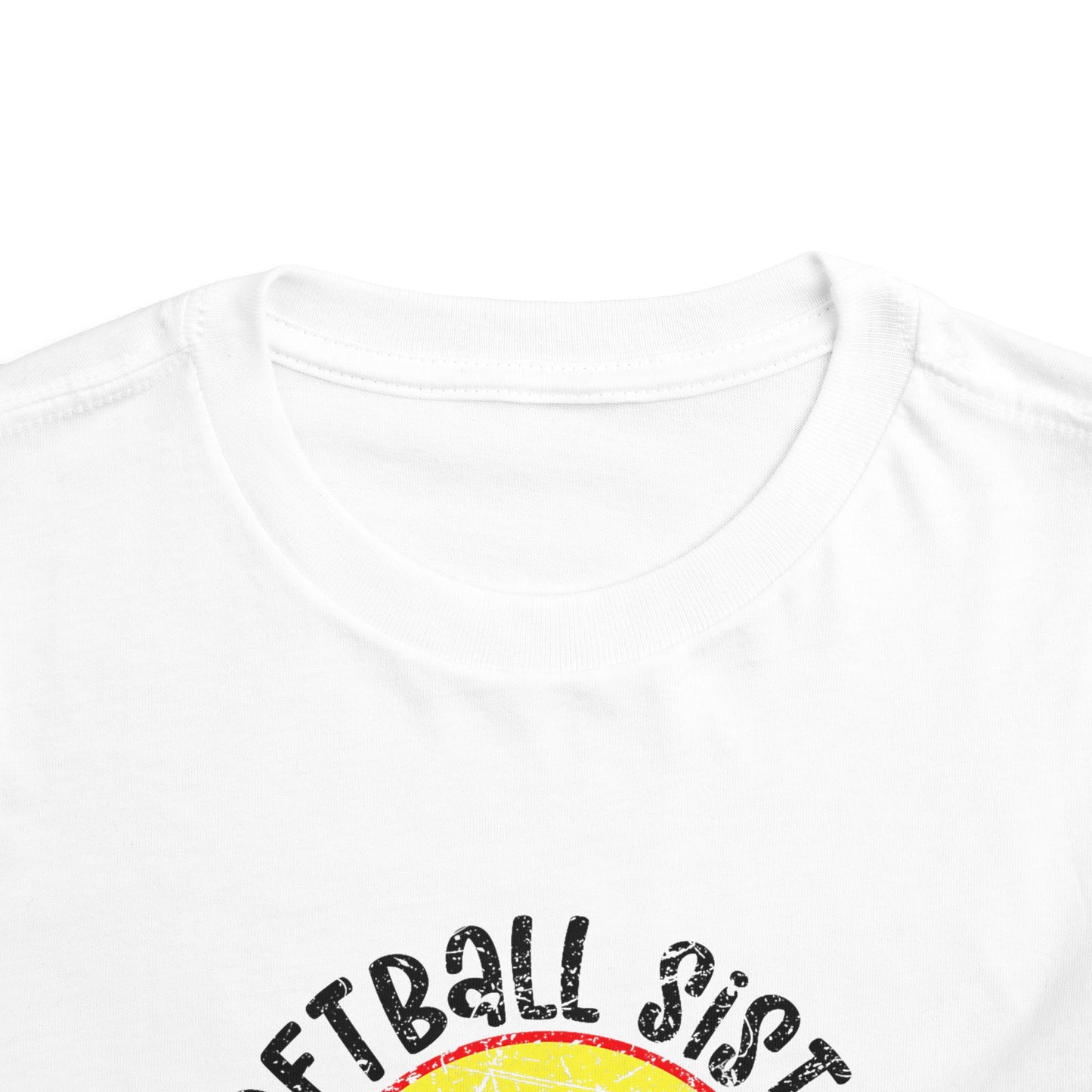 Toddler Tee — "Softball Sister I'm Just Here for the Snacks" Cute Sports Shirt