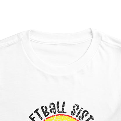 Toddler Tee — "Softball Sister I'm Just Here for the Snacks" Cute Sports Shirt