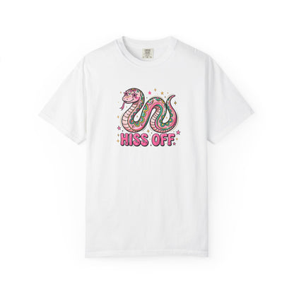 Snake "Hiss Off" Graphic T-Shirt — Retro Cute Reptile Tee