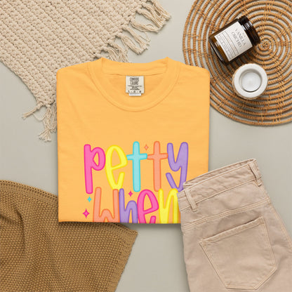 Pretty When Provoked Colorful Graphic T-Shirt