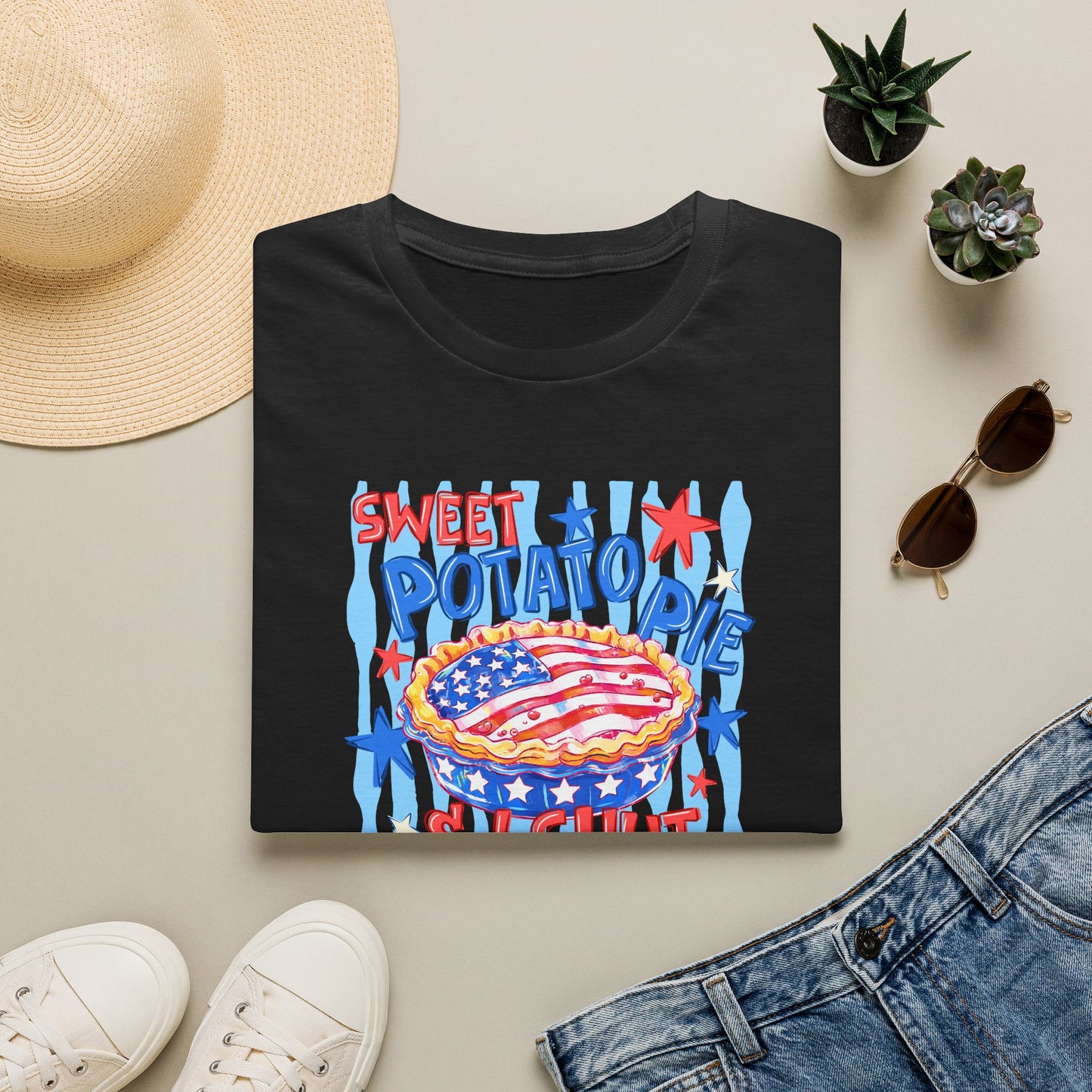 T-Shirt — 'Sweet Potato Pie' Patriotic Graphic Tee