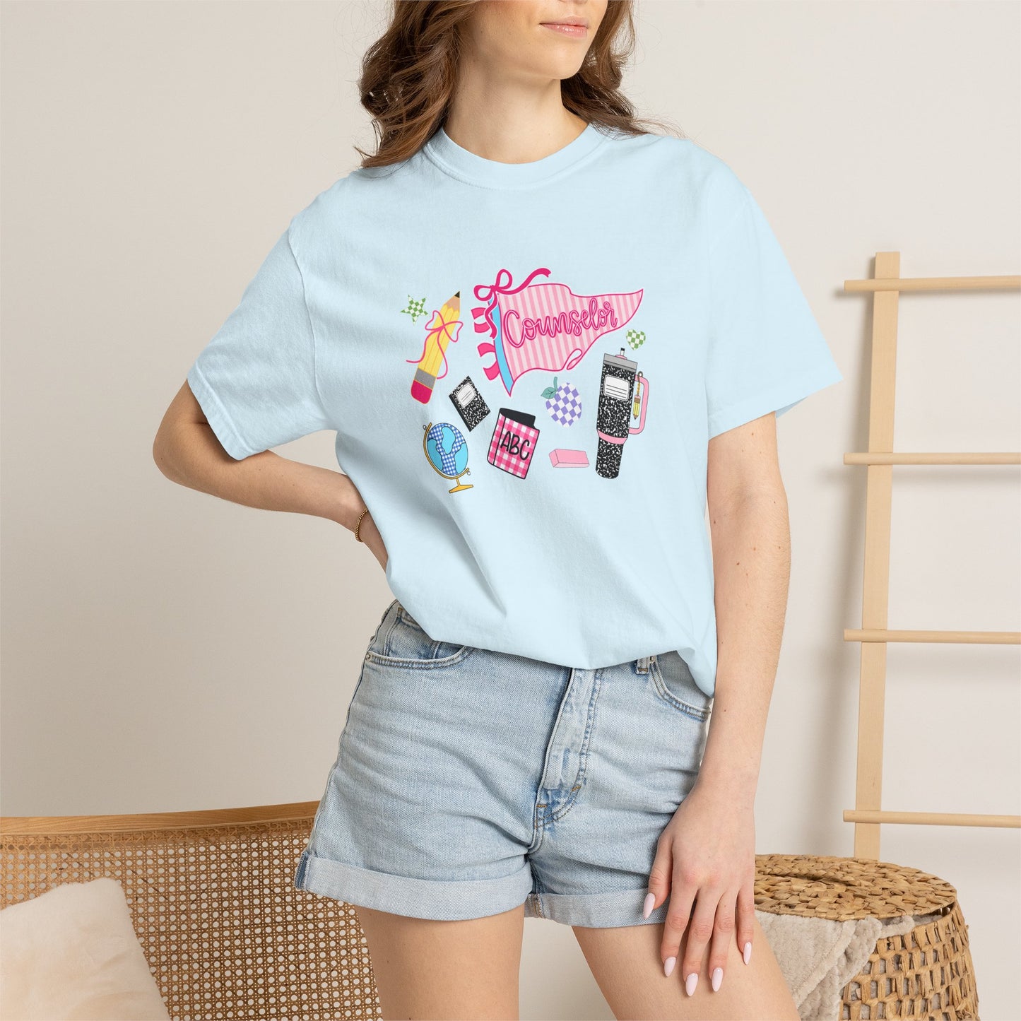 Retro Teen Essentials Graphic T-Shirt — 'Cassette' Collage Design