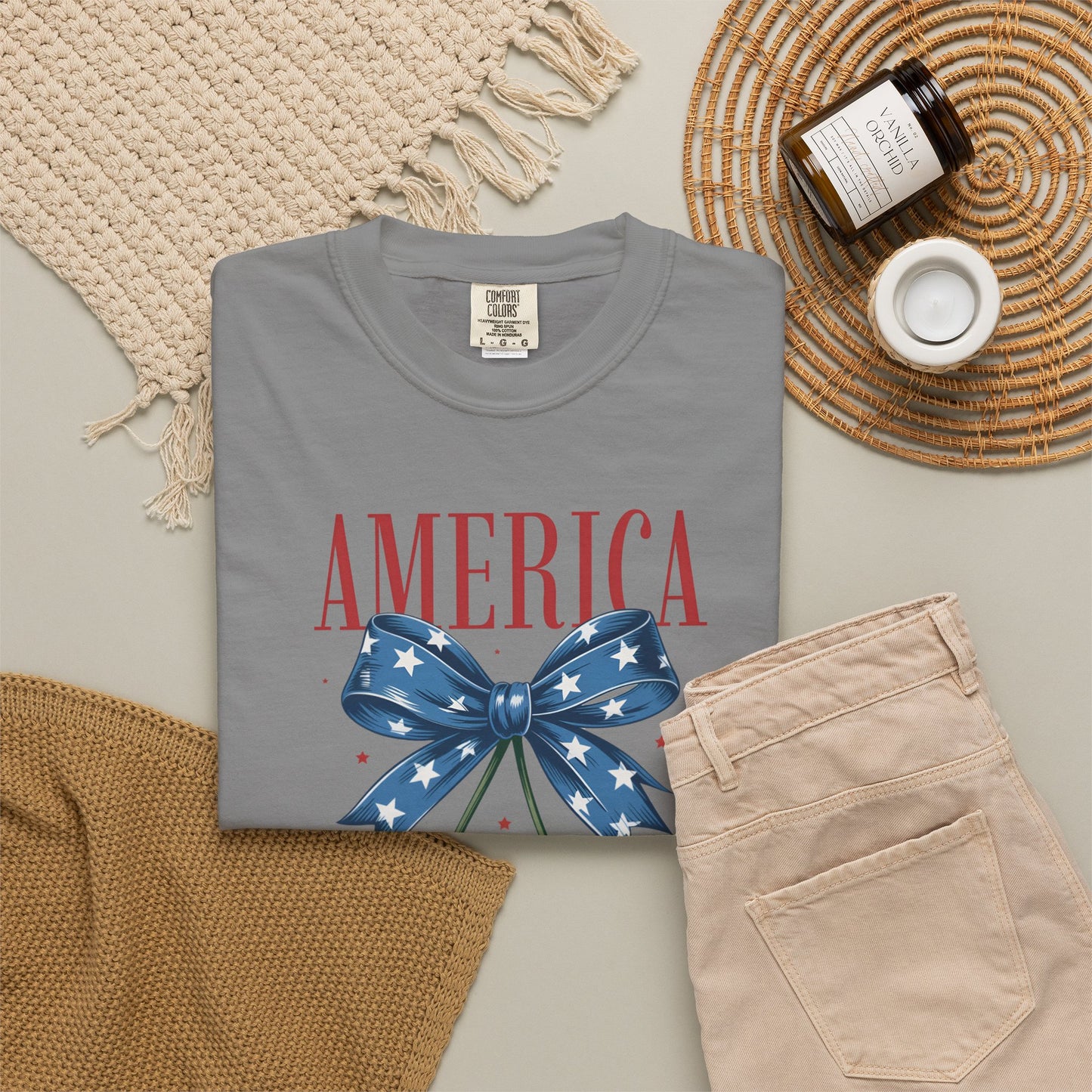 America Cherry Patriotic T-Shirt