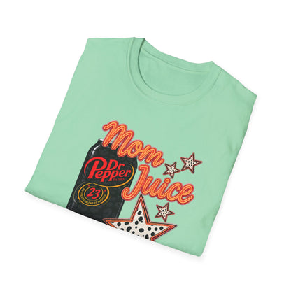 Mom Juice Dr Pepper T-Shirt – Retro Soda Graphic Tee for Moms