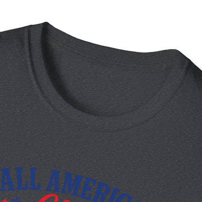 All American Chick T-Shirt — Patriotic Fourth of July Chicken Tee