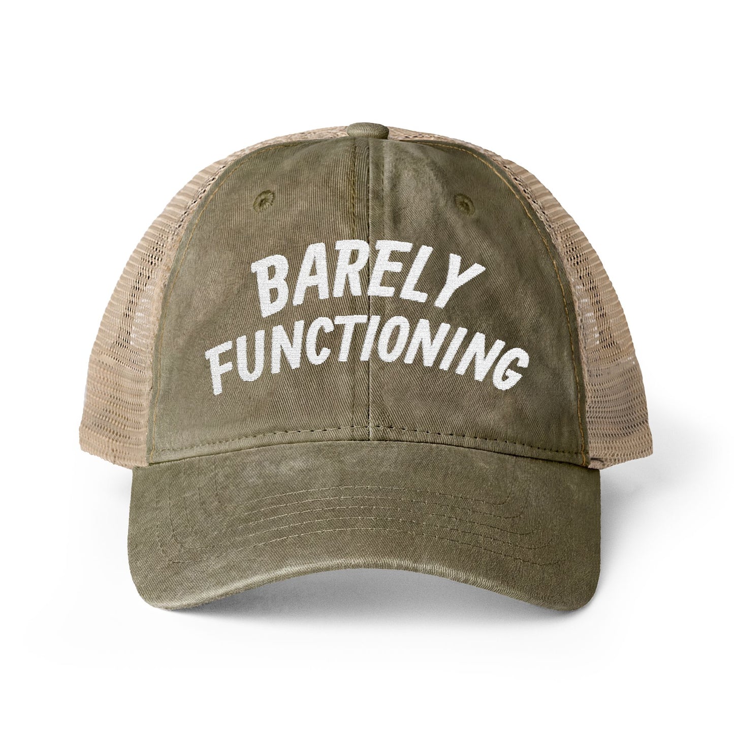 Women's Washed Mesh-Back Cap