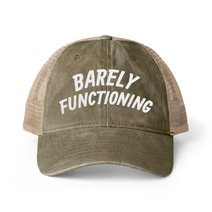 Women's Washed Mesh-Back Cap