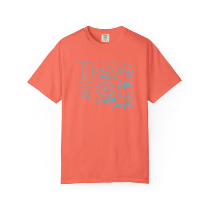 Coastal Cowgirl T-Shirt — Beachy Surf & Western Stamp Graphic Tee