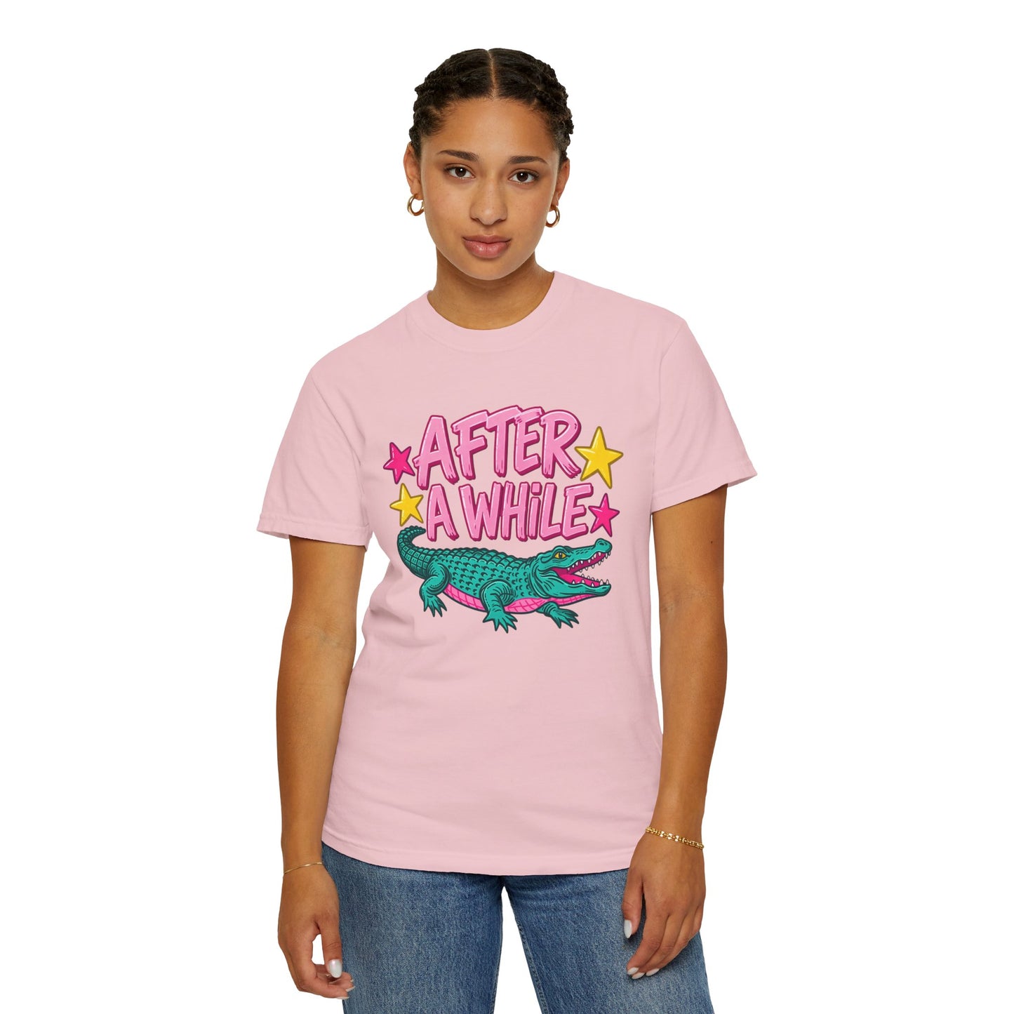 After A While Alligator T-Shirt — Retro Cartoon Gator Graphic Tee