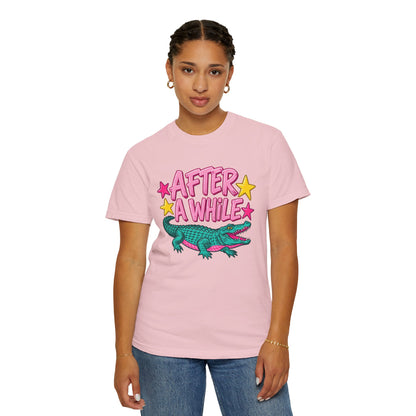 After A While Alligator T-Shirt — Retro Cartoon Gator Graphic Tee