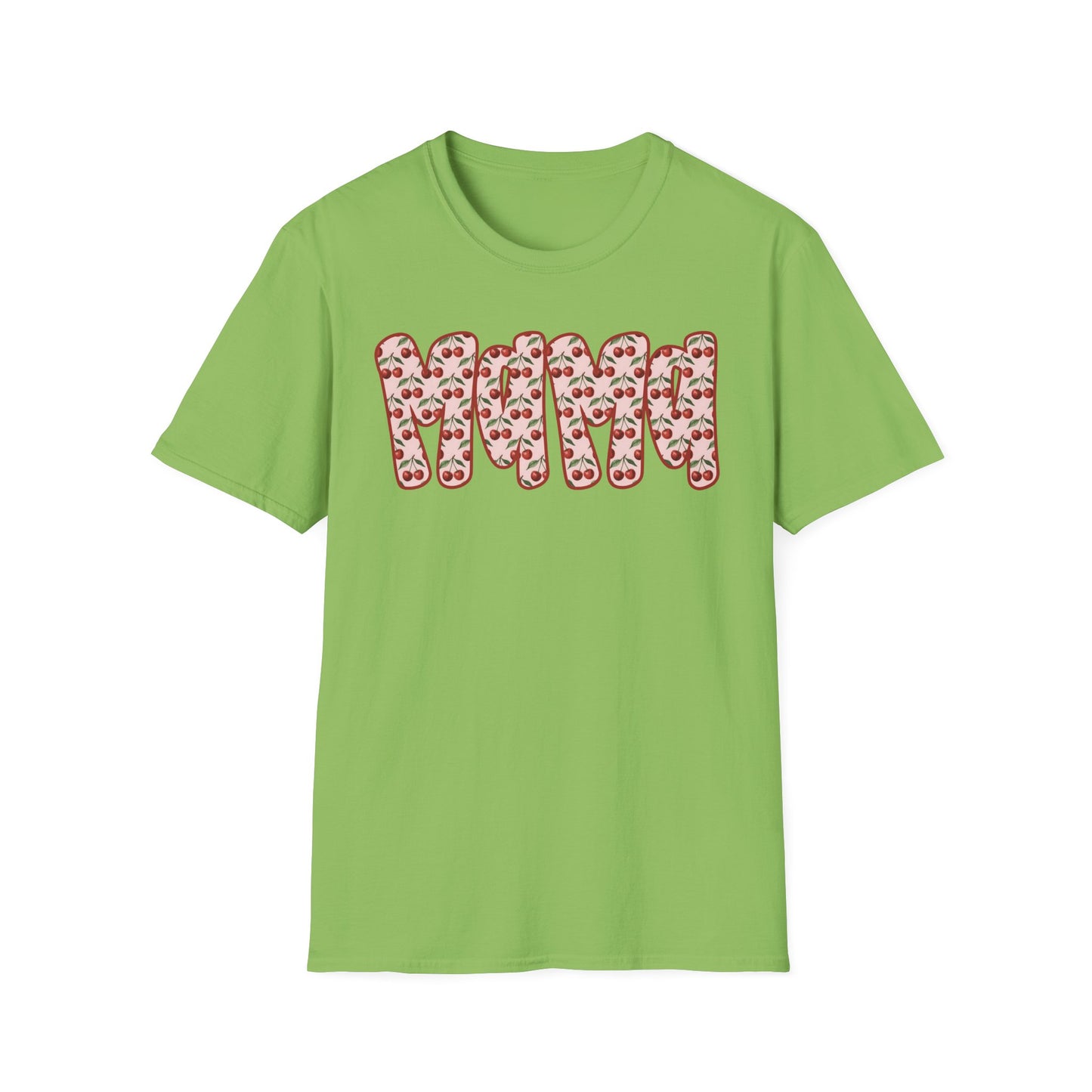 Mama Floral Band T-Shirt — Cute Mom Shirt with Pink Flower Pattern