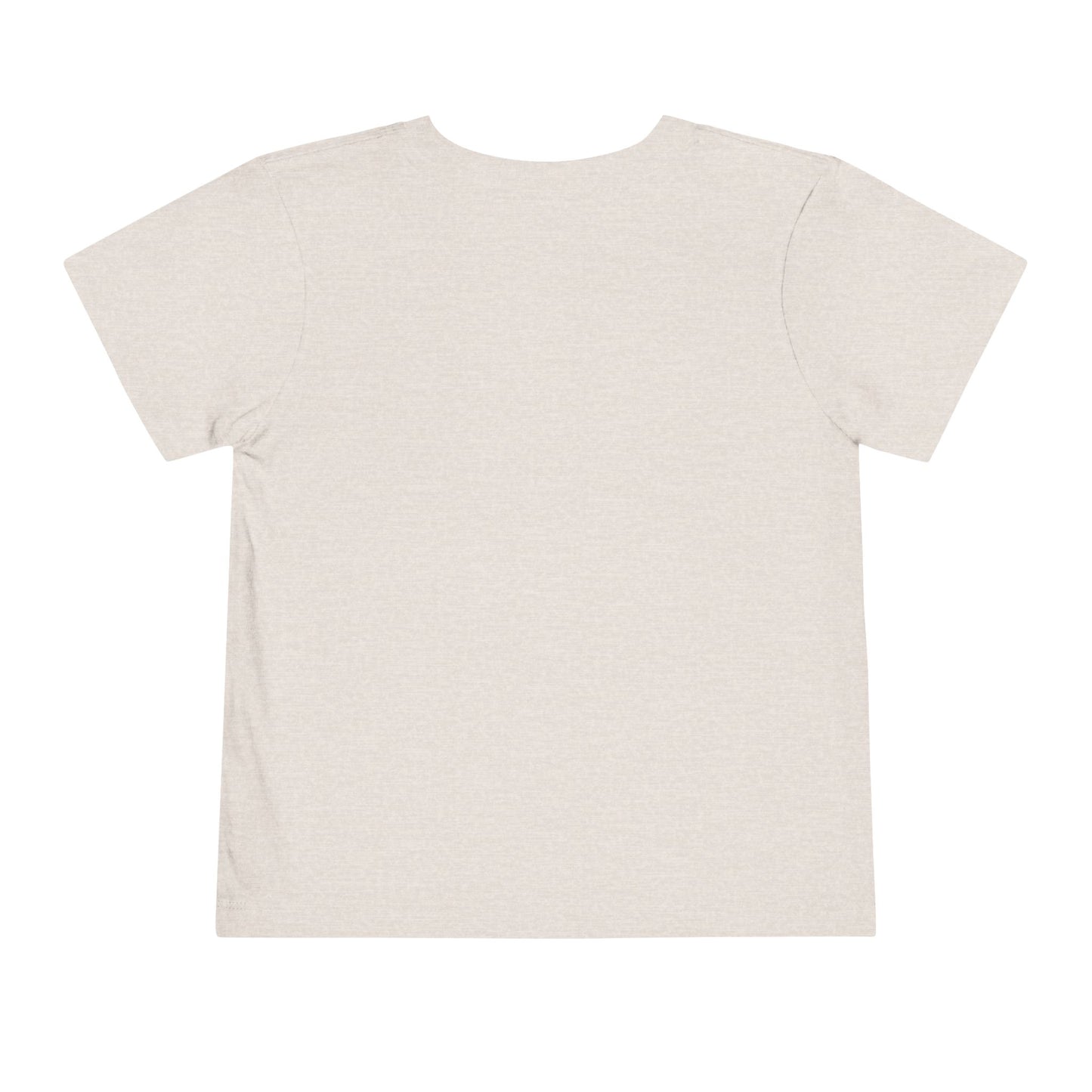 Toddler Tee — "Beach Vibes" Surfboard & Palm Tree Graphic