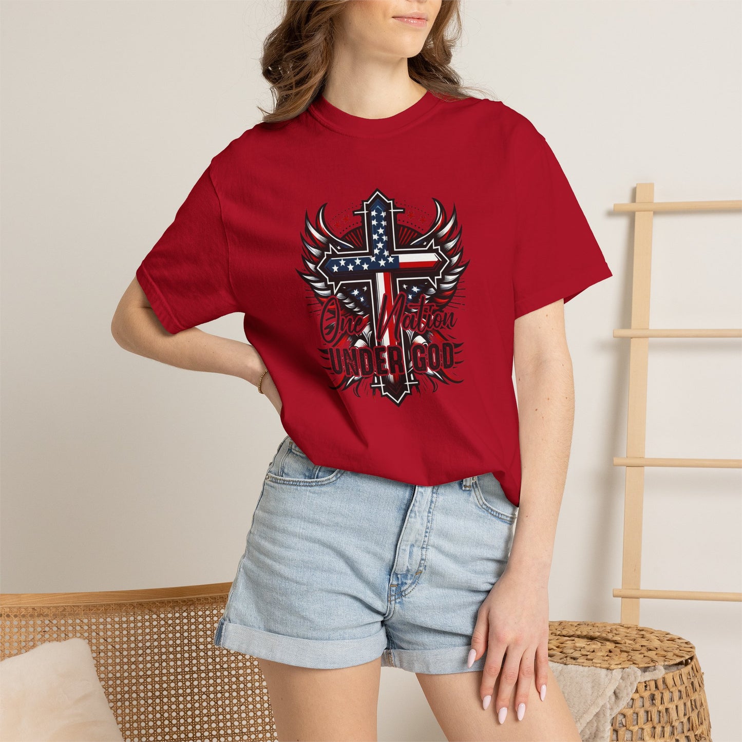 One Nation Under God Cross T-Shirt
