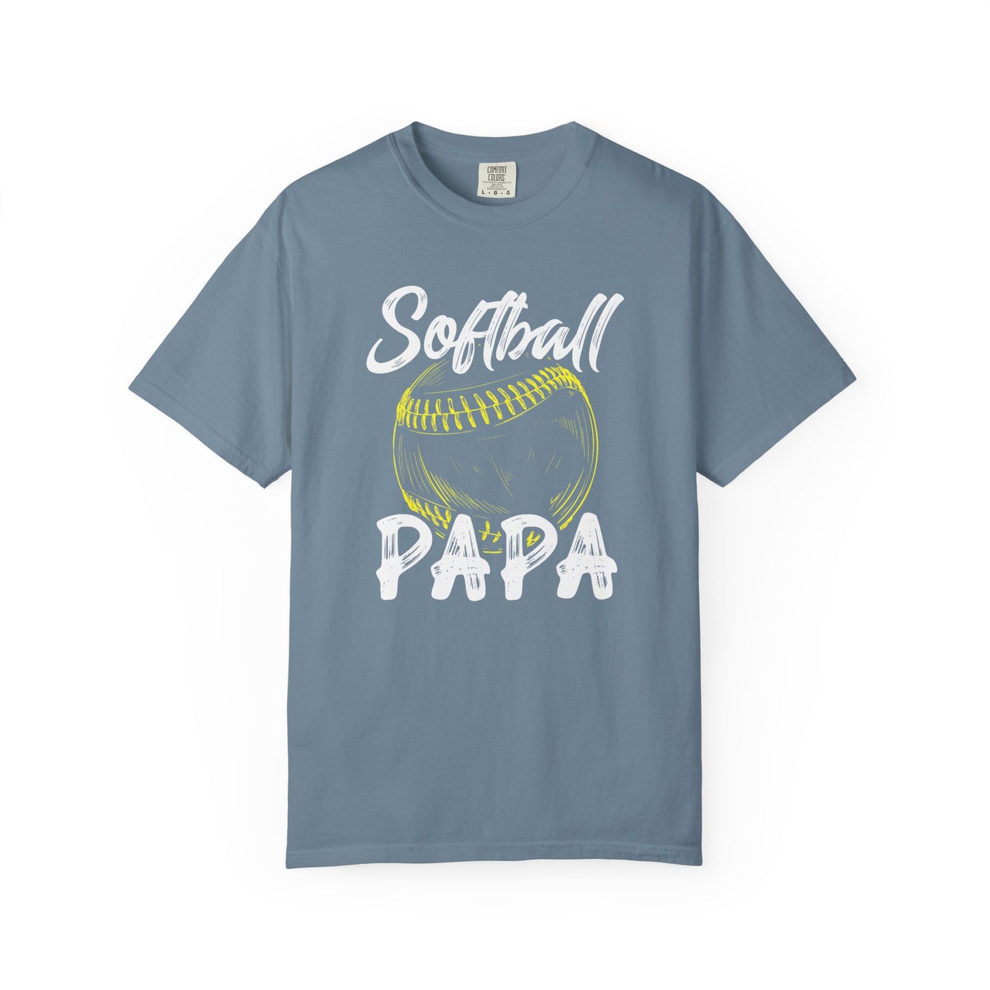 Softball Papa T-Shirt — Daddy Coach Dad Gift