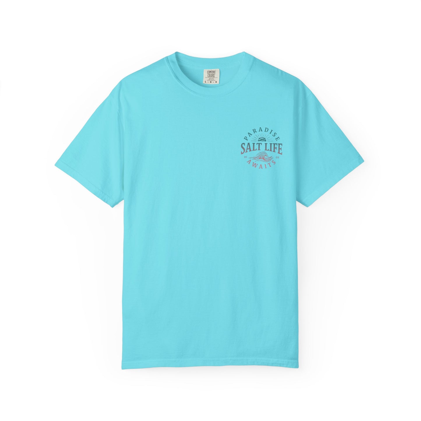 Salt Life Paradise Awaits Front & Back T-shirt