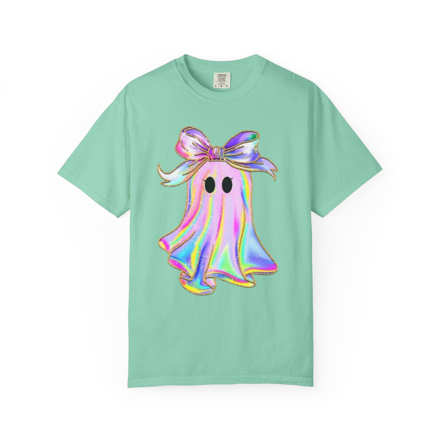 Holographic Bow Ghost T-Shirt