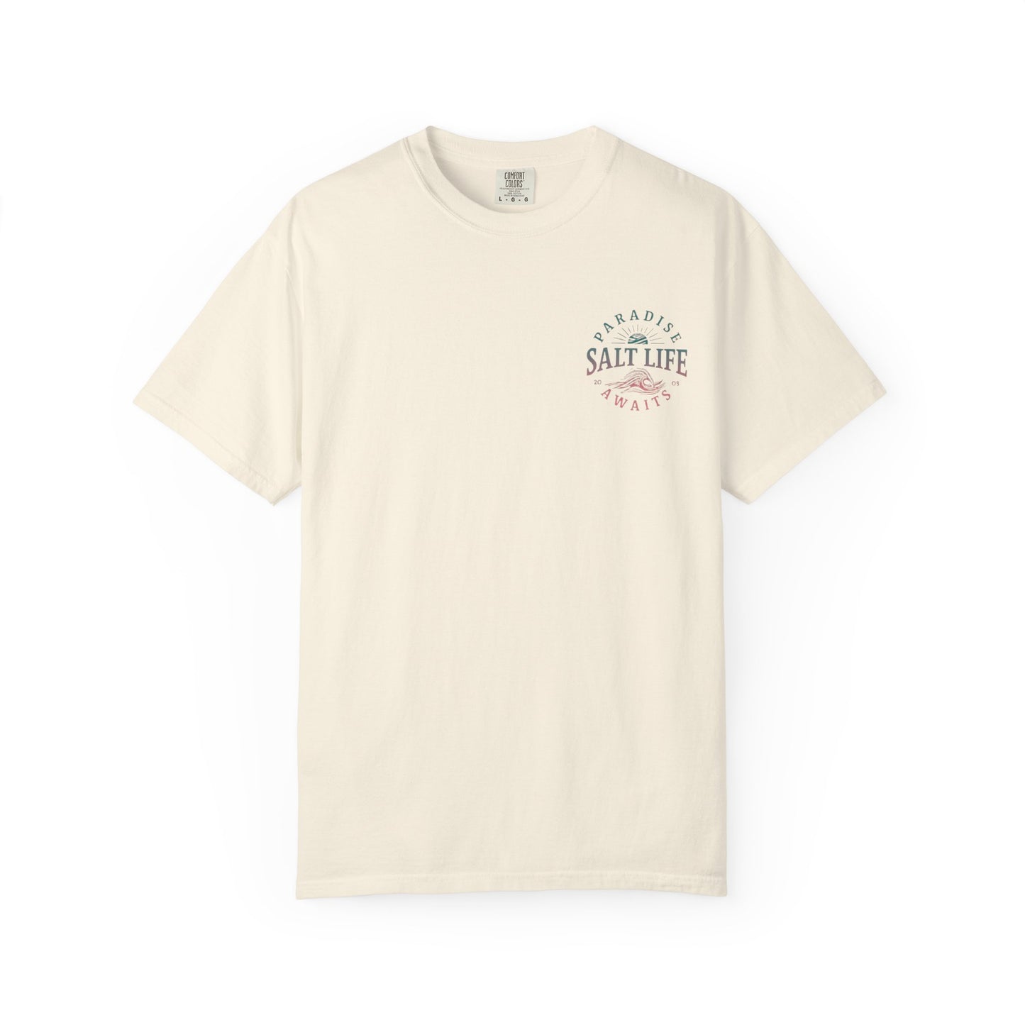 Salt Life Paradise Awaits Front & Back T-shirt