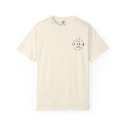 Salt Life Paradise Awaits Front & Back T-shirt
