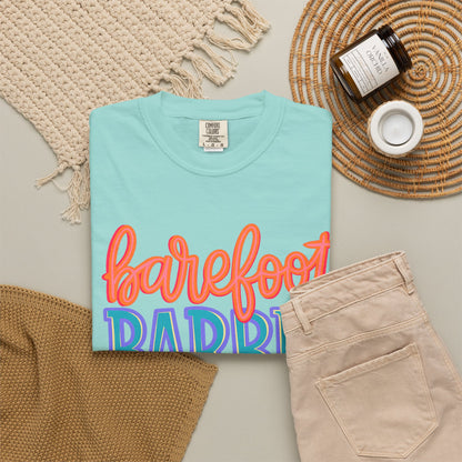 Barefoot Barbie T-Shirt — Retro Colorblock Graphic Tee