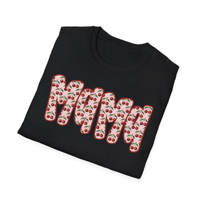 Mama Floral Band T-Shirt — Cute Mom Shirt with Pink Flower Pattern