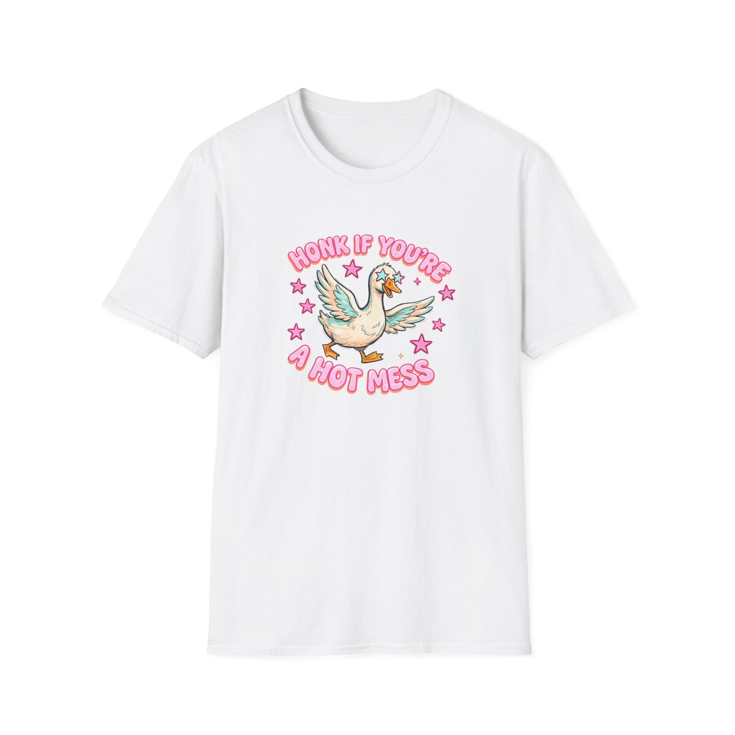 Honk If You’re A Hot Mess T-Shirt — Cute Vintage Dove Graphic Tee