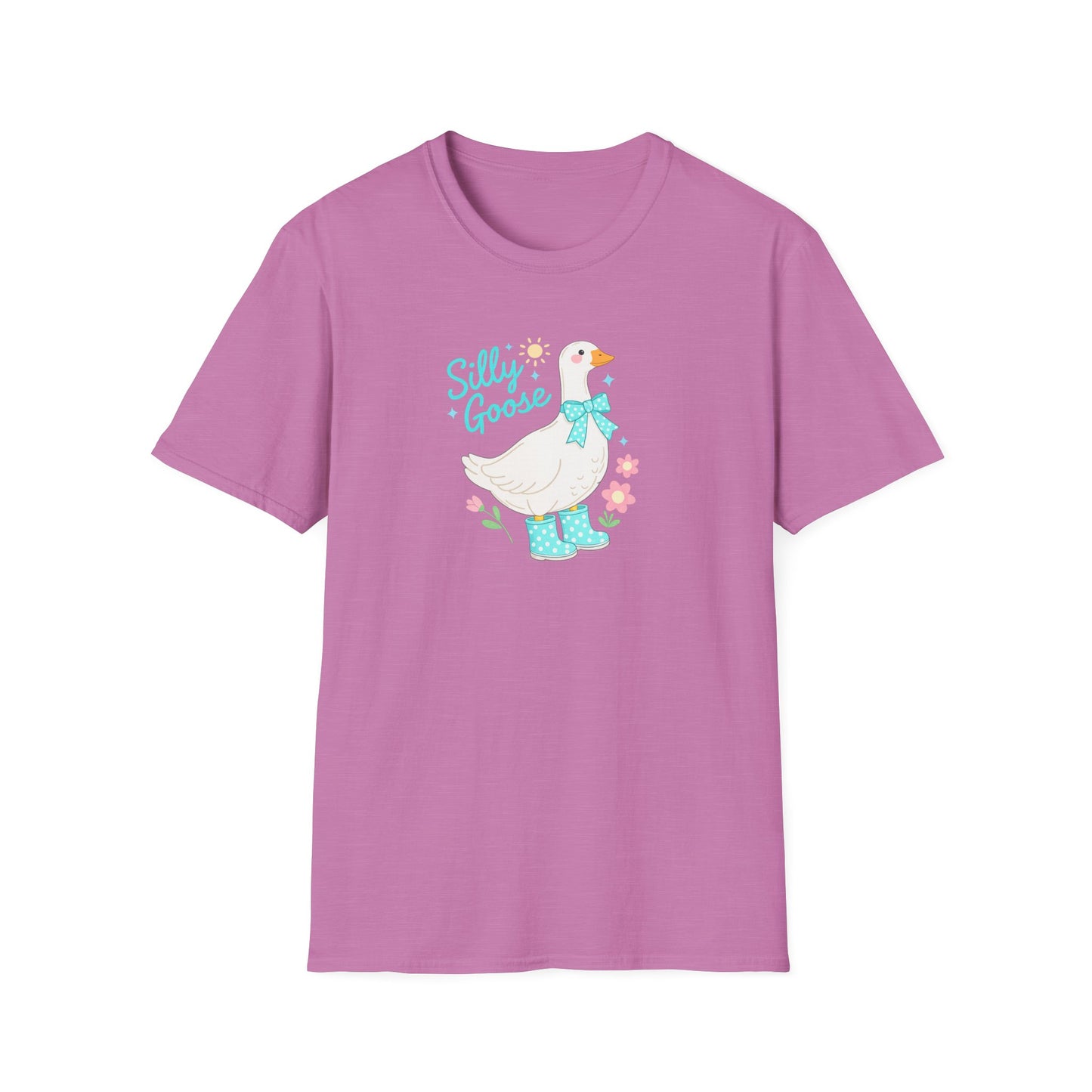 Silly Goose T-Shirt — Cute Duck Illustration Tee for Kids & Animal Lovers