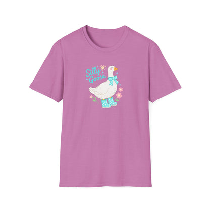 Silly Goose T-Shirt — Cute Duck Illustration Tee for Kids & Animal Lovers
