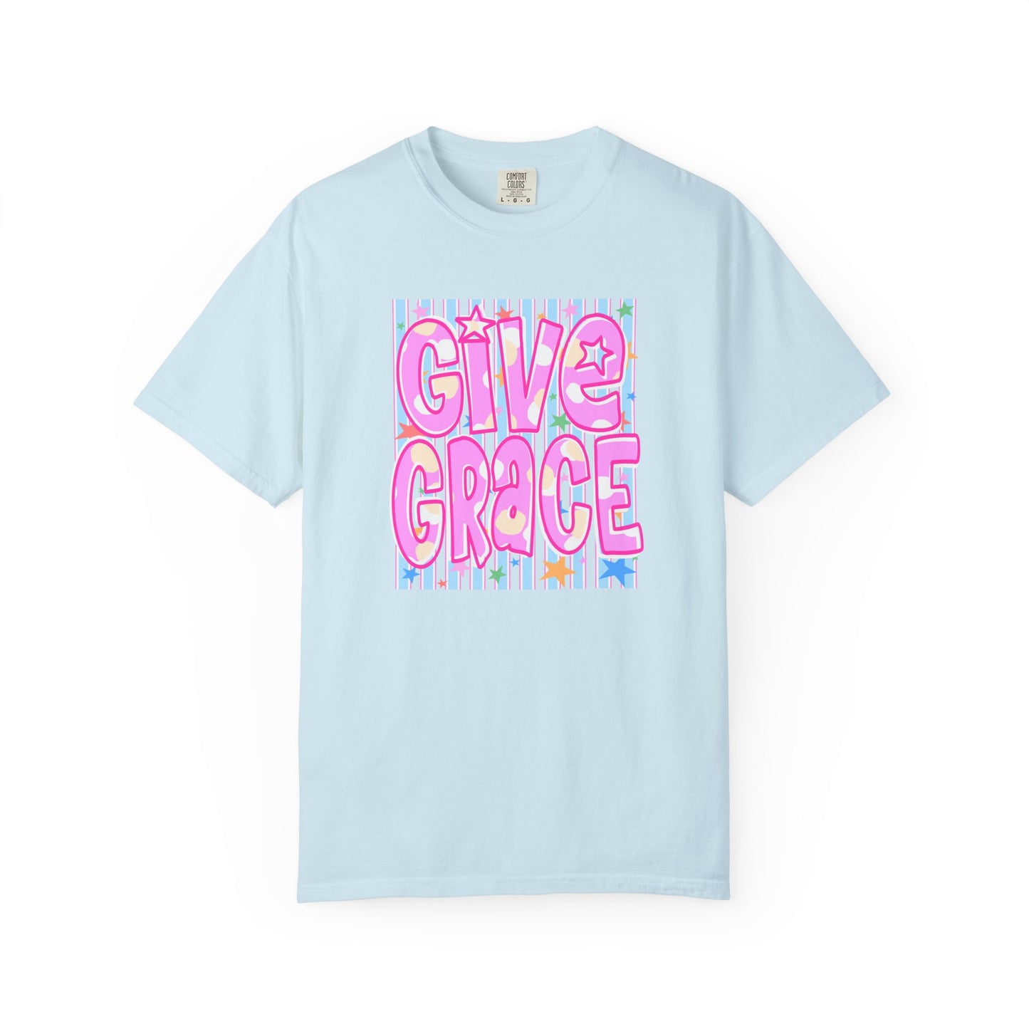 Give Grace T-Shirt — Pastel Retro Graphic Tee