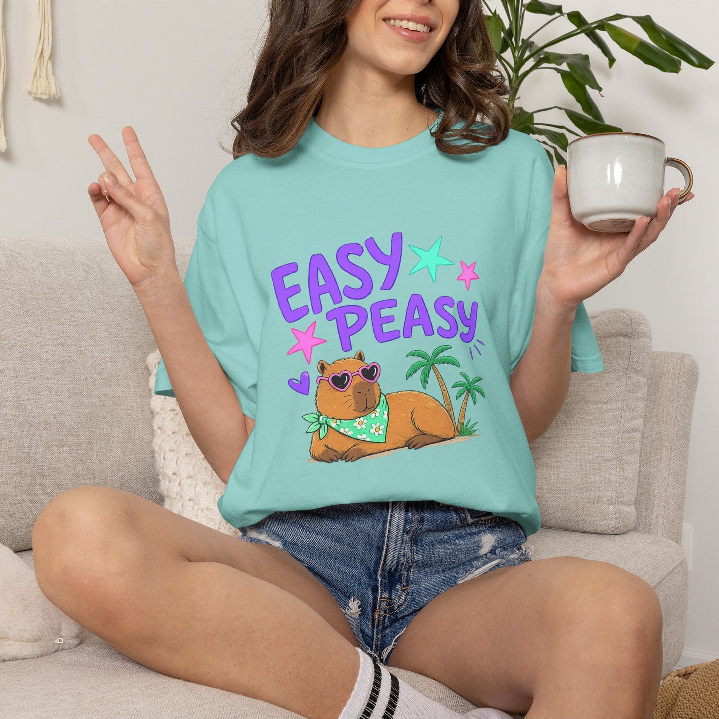 Easy Peasy Capybara T-Shirt
