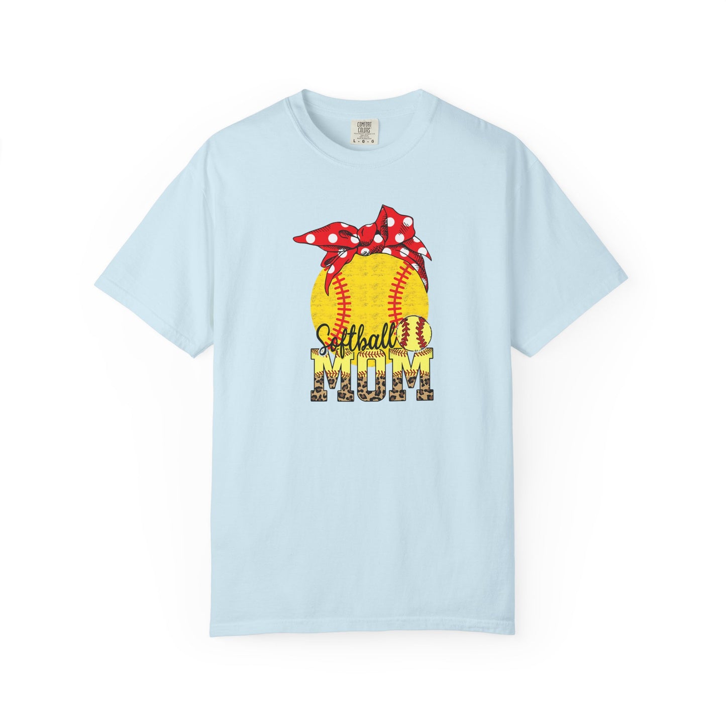 Softball Mom T-Shirt — Vintage Softball Graphic with Bandana Accent