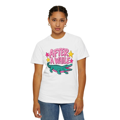 After A While Alligator T-Shirt — Retro Cartoon Gator Graphic Tee
