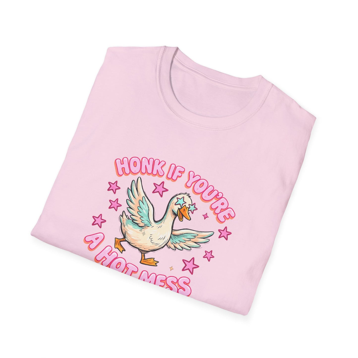 Honk If You’re A Hot Mess T-Shirt — Cute Vintage Dove Graphic Tee