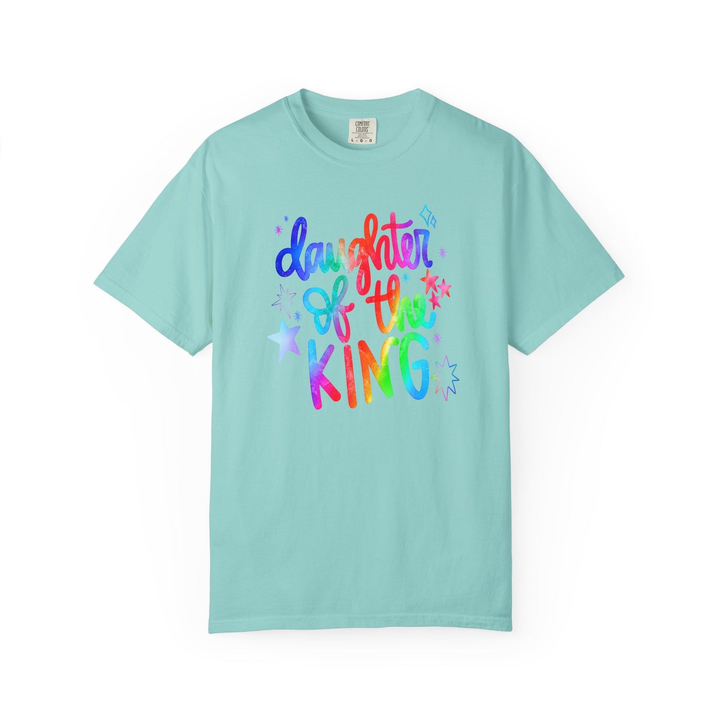Daughter of the King T-Shirt — Colorful Faith Graphic Tee